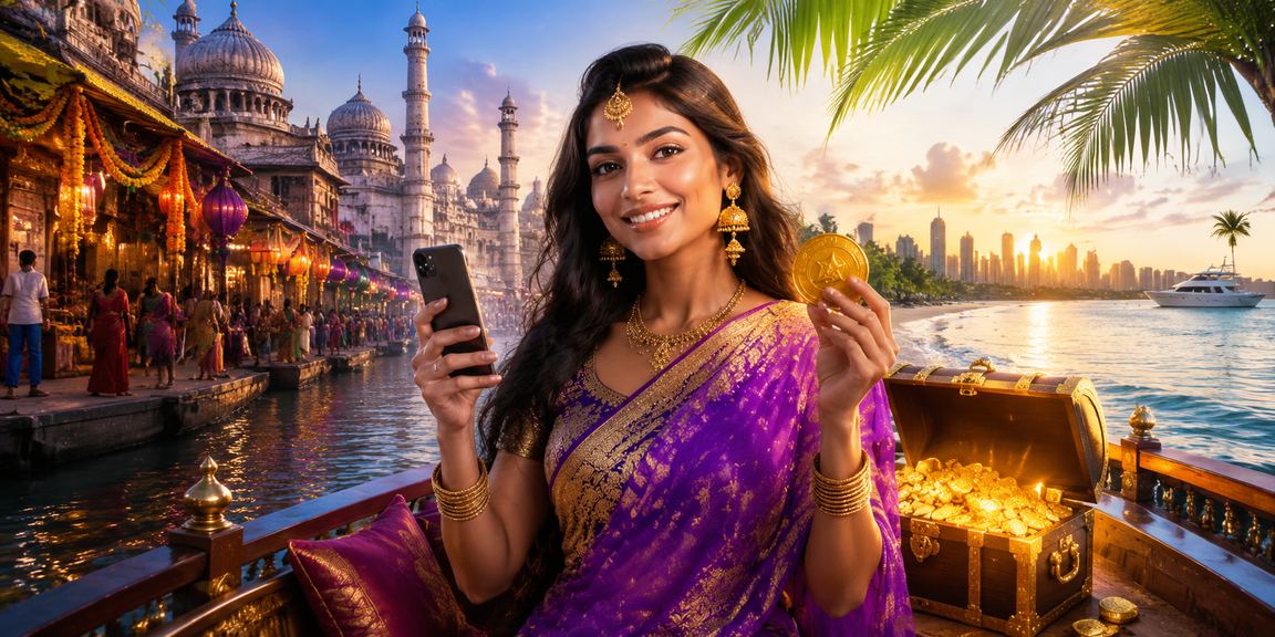 User registering on 2752 mobile betting app by a beach